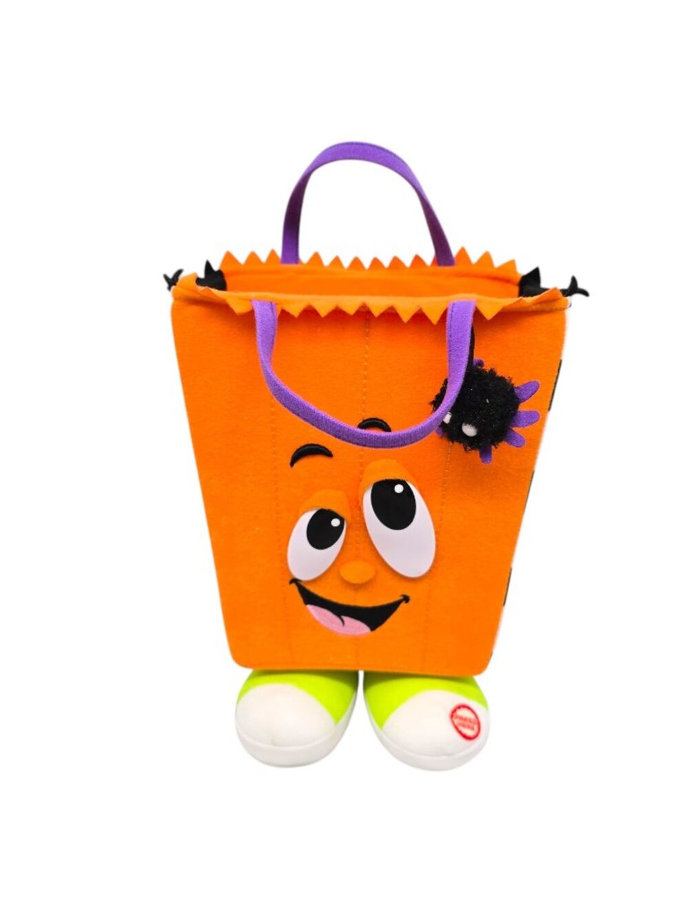 2014 Hallmark Toe Tapping Tick Or Treat Halloween Singing Dancing Bag Spider